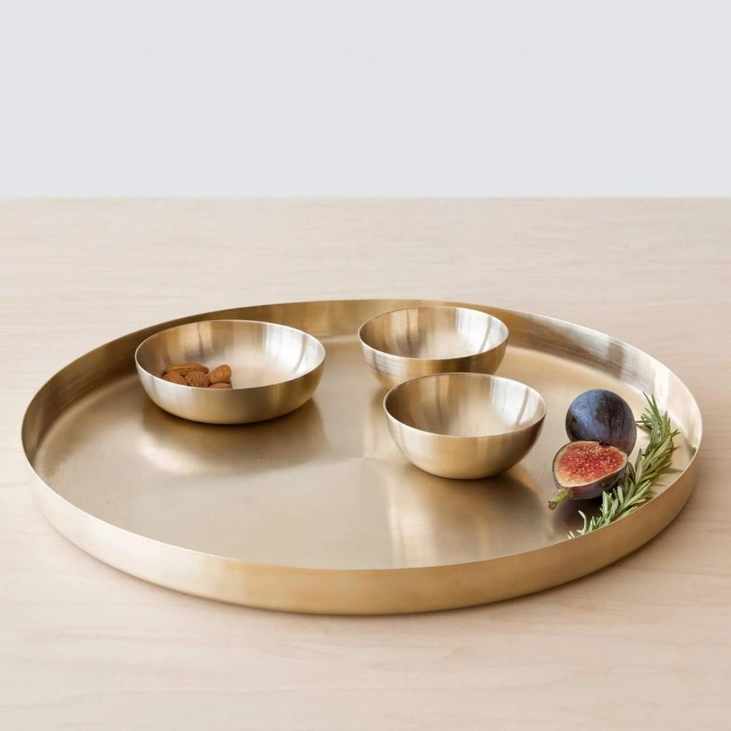Tableware Mini Tilley + Me Mini Brass Serving Bowls – Elegant & Handcrafted Tableware