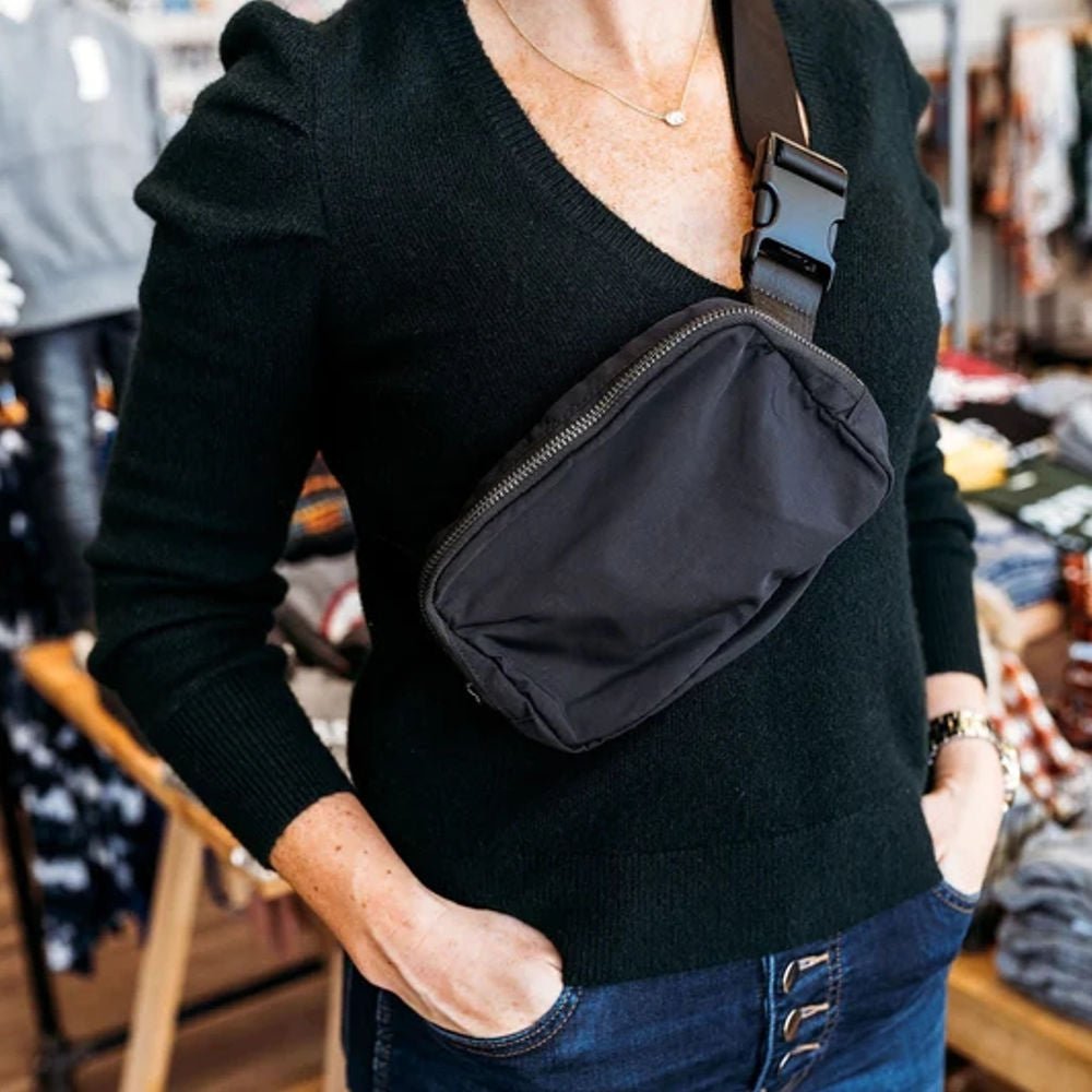 Tilley + Me Unisex Fanny Pack & Crossbody Sling Bag | Travel Waist Pac Tilley + Me Unisex Fanny Pack & Crossbody Sling Bag | Travel Waist Pac